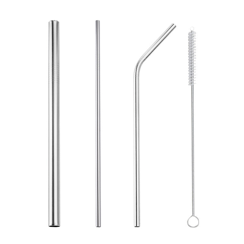 Reusable Stainless Steel Straw Set