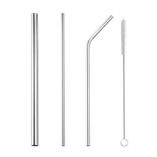 Reusable Stainless Steel Straw Set