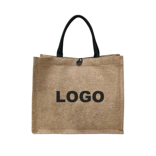 Personalized Linen Grocery Tote Bag – Premium Jute Bags Bulk for Corporate Branding
