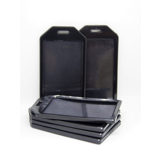 Black Plastic Card Holder