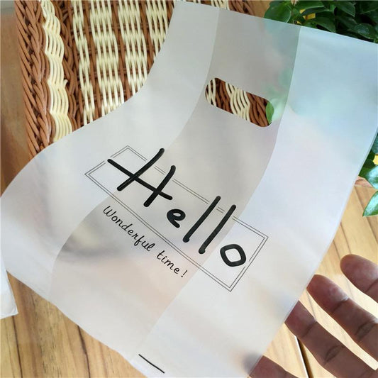 Matte Die Cut Plastic Bag