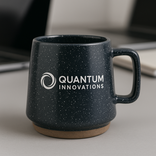 Speckled Stoneware Promotional Mug