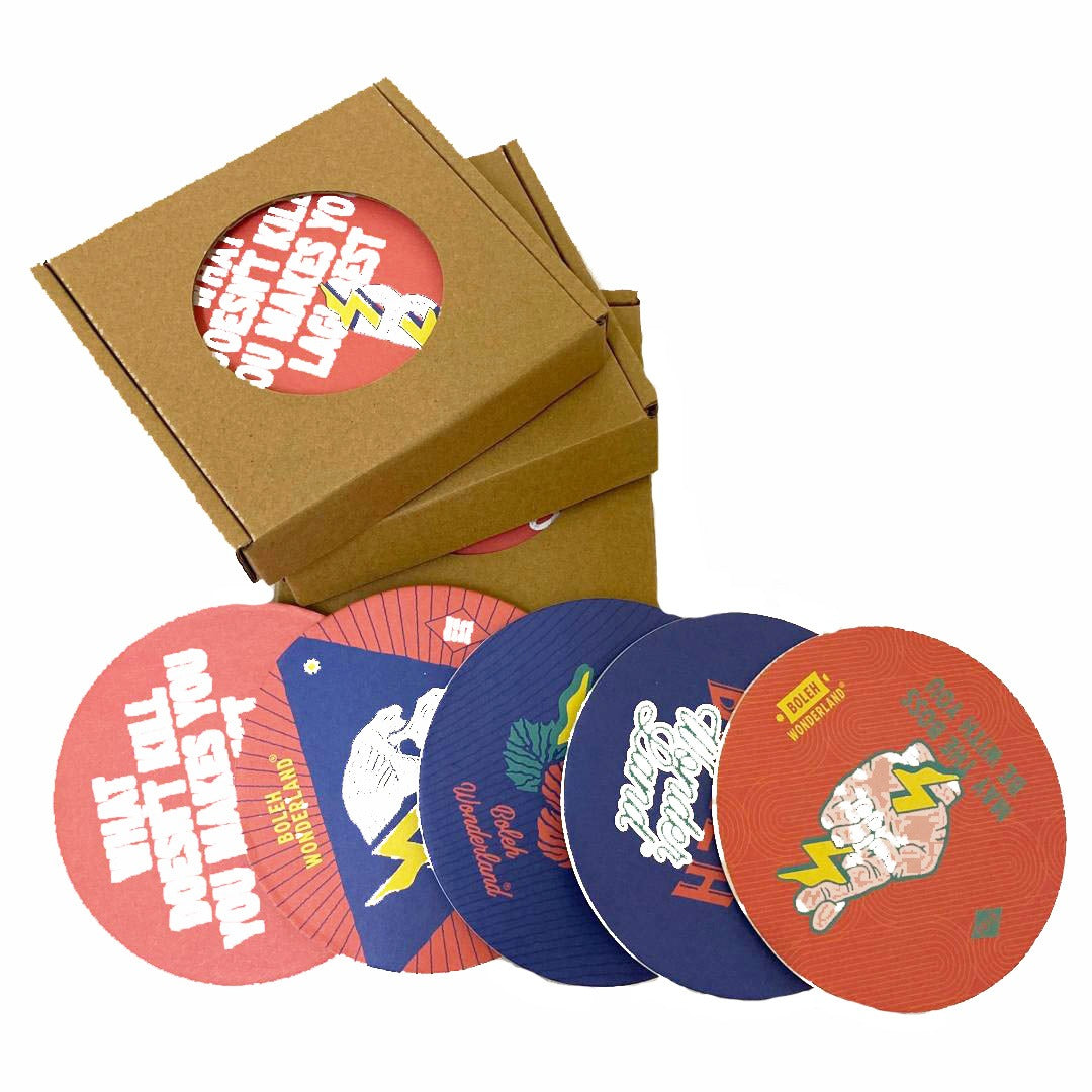 Coaster with Packaging