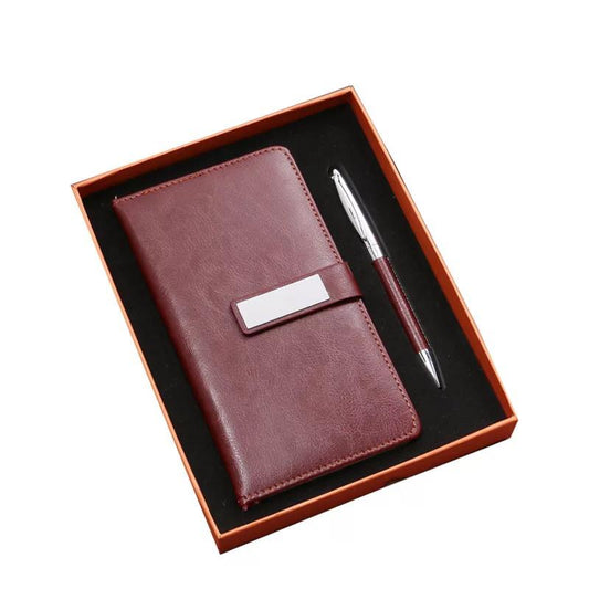 Elegant PU Book & Pen Set