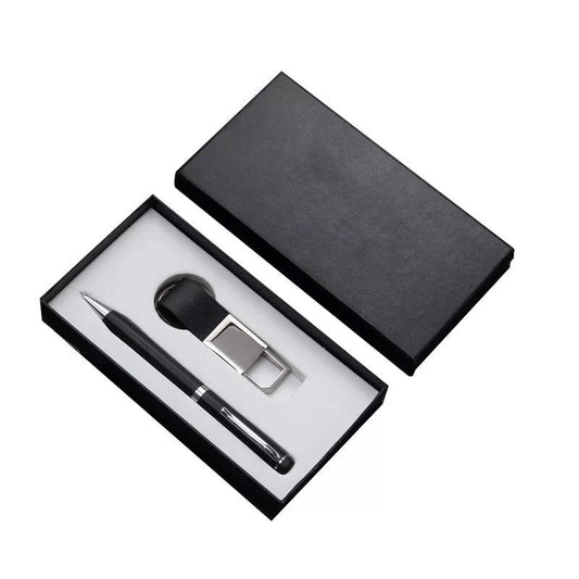 Executive PU Gift Set with Keychain & Pen