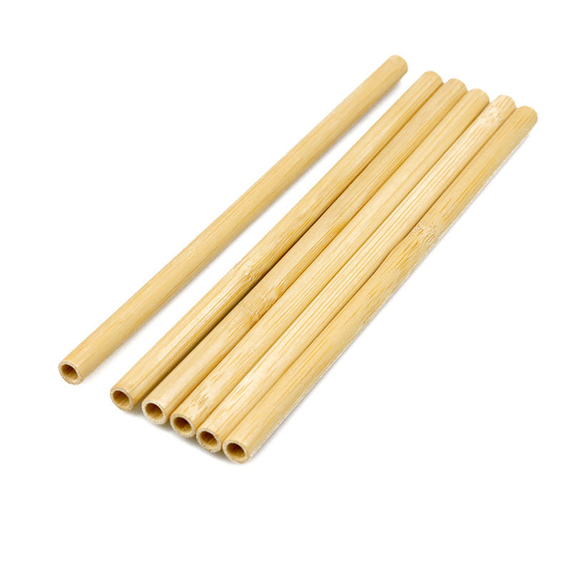 Bamboo Flat-Tip Reusable Straw
