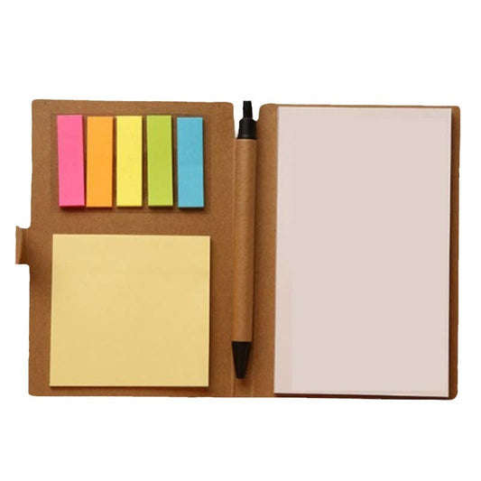 Customizable A5 Sticky Notes with Pen & Tabs