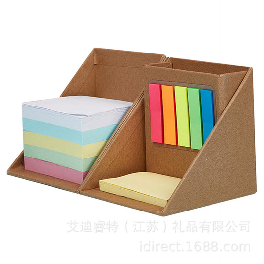 Multifunctional Foldable Sticky Note Box