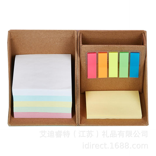 Multifunctional Foldable Sticky Note Box