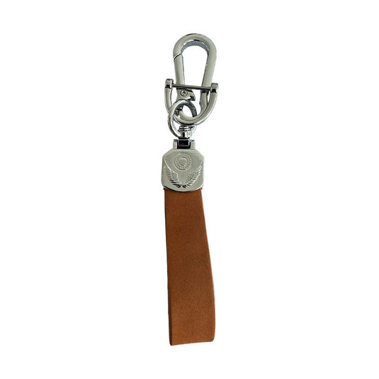 Faux Suede Leather Rope Keychain