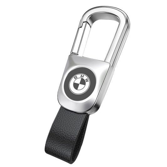 Premium Keyring with Dual Leather Straps