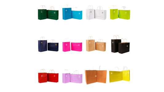 Large Gift Kraft Handle Paper Bags