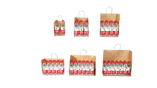 Large Gift Kraft Handle Paper Bags