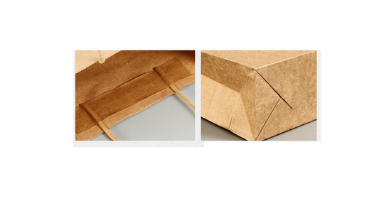 Oil-Resistant Kraft Paper Takeout Bags