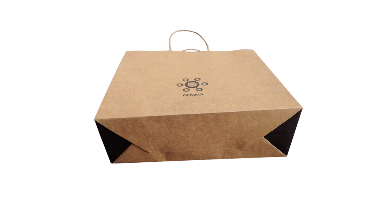 Custom-Made Kraft Paper Bags for Clothing, Milk Tea, Takeout, and Gift Packaging