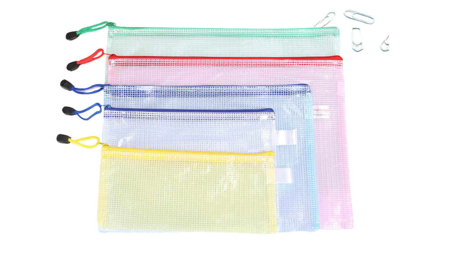 Transparent PVC Document Pouch