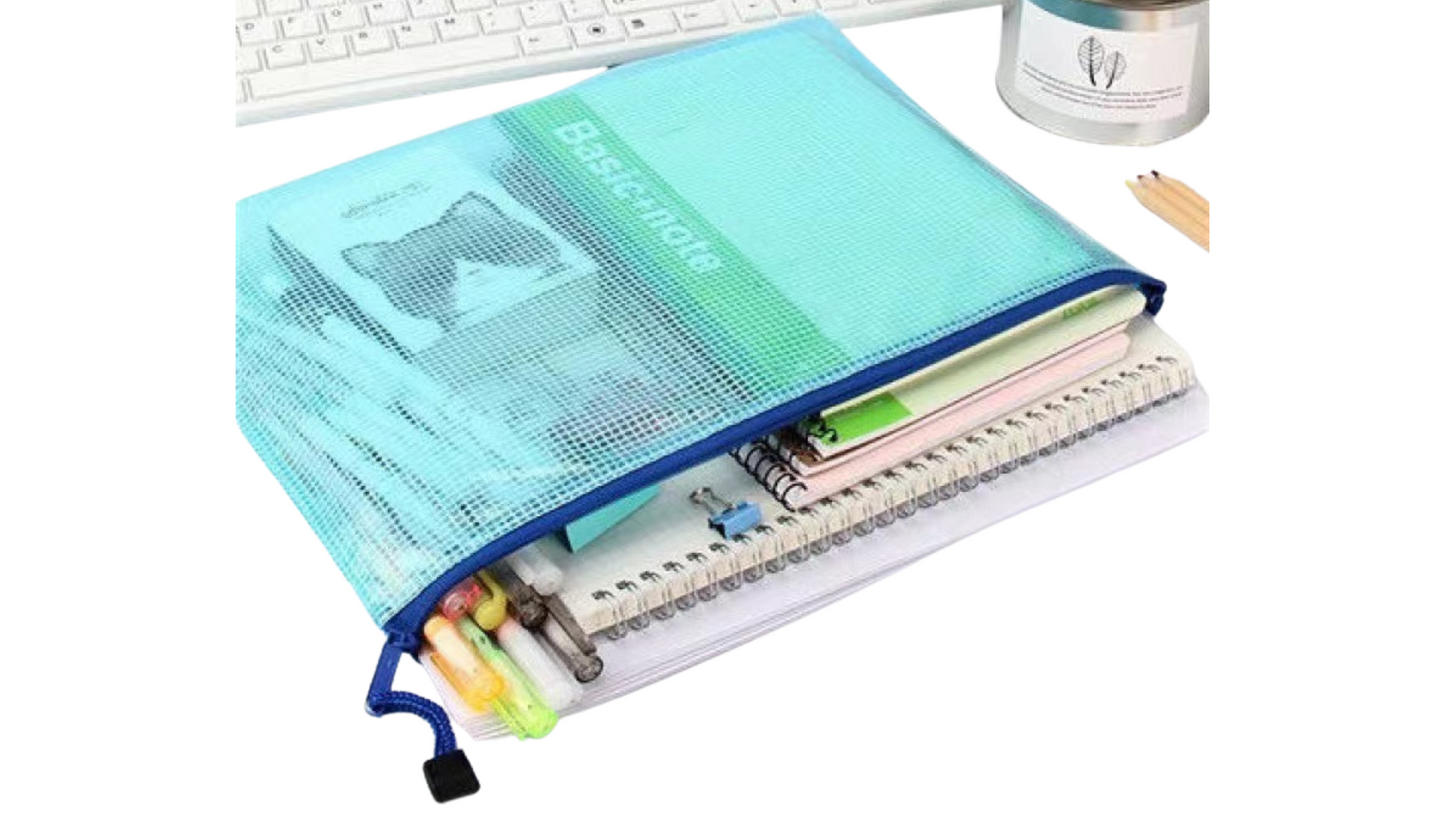 A4 Waterproof Transparent Mesh Bag