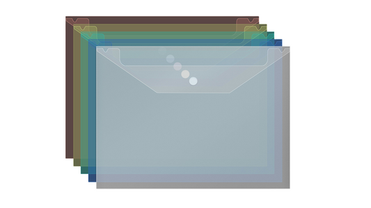 Plastic Button File Bag