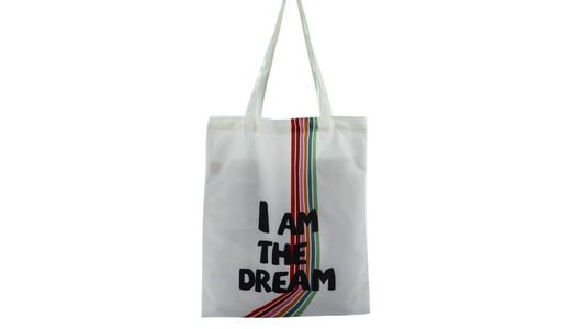 Stylish Tote Bag with Colorful Logo Printing
