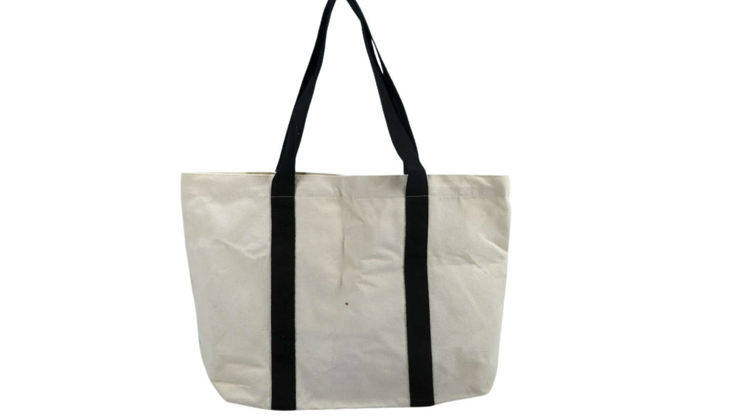 Stylish Tote Bag with Colorful Logo Printing