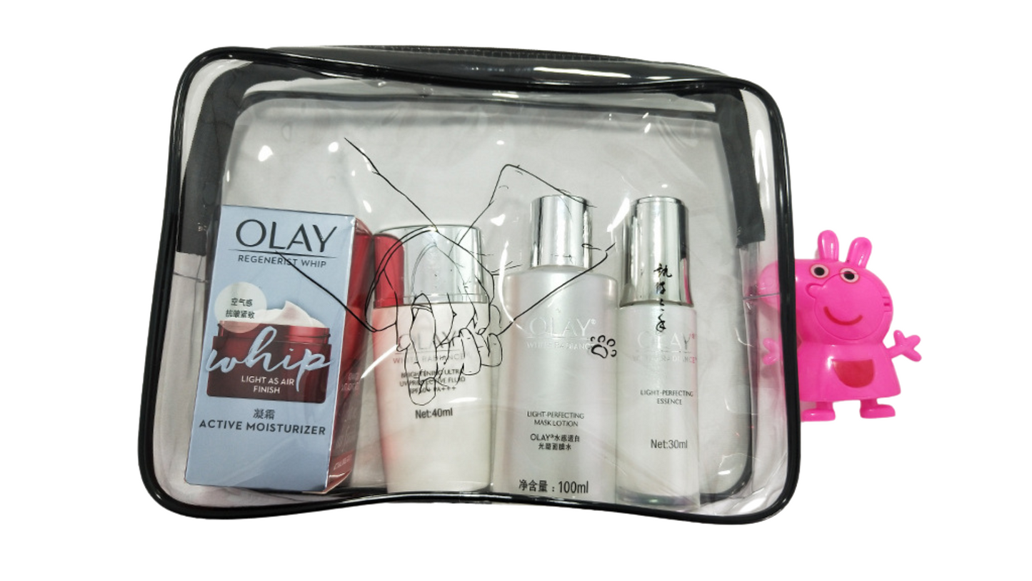 Clear PVC Custom Toiletry Bag – Transparent Branded Travel Bag for Corporate Gifting