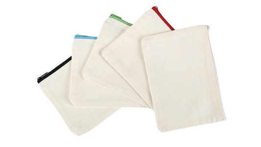 Minimalist Canvas Organizer Pouch