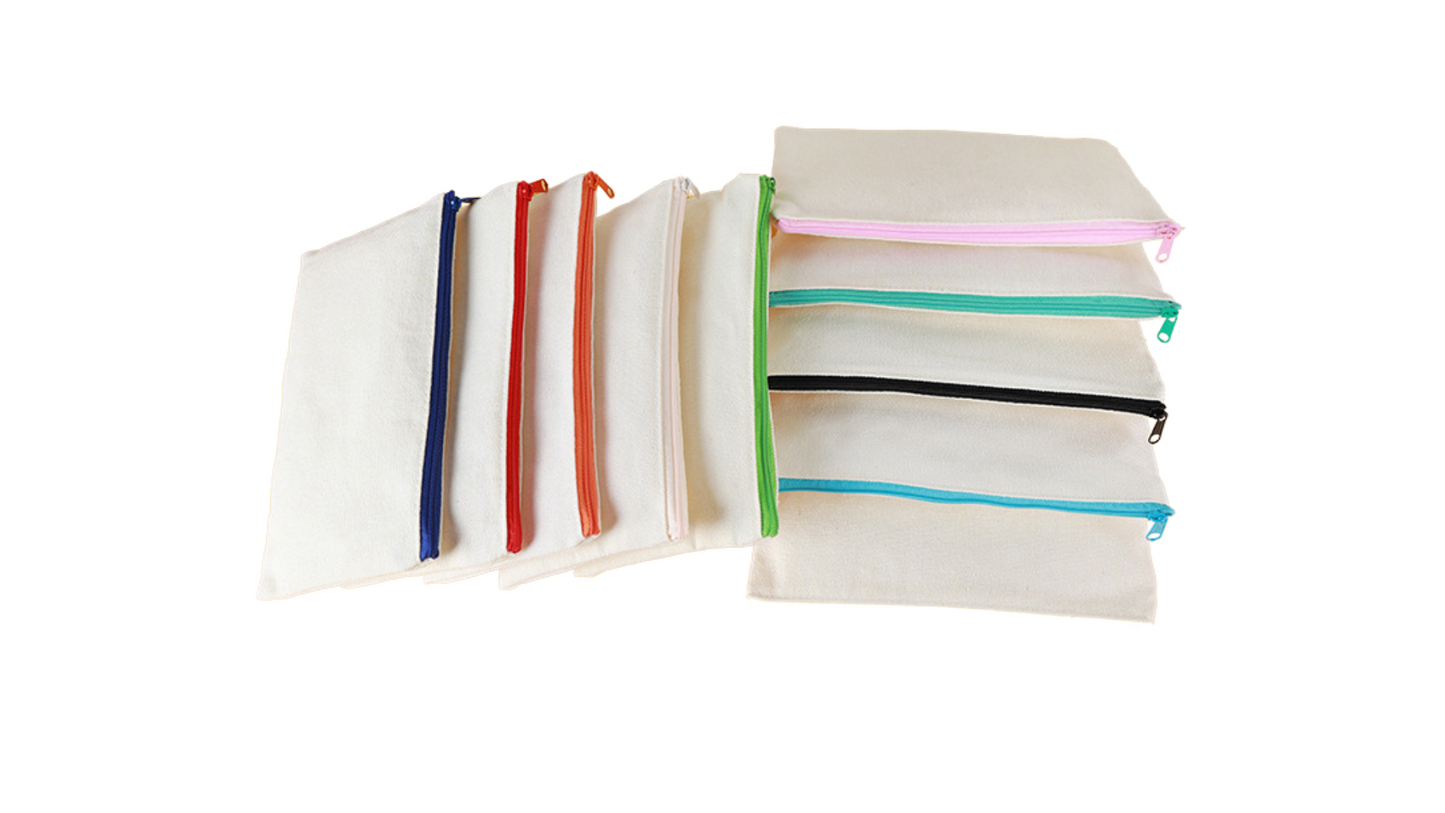 Custom Canvas Zipper Pouch
