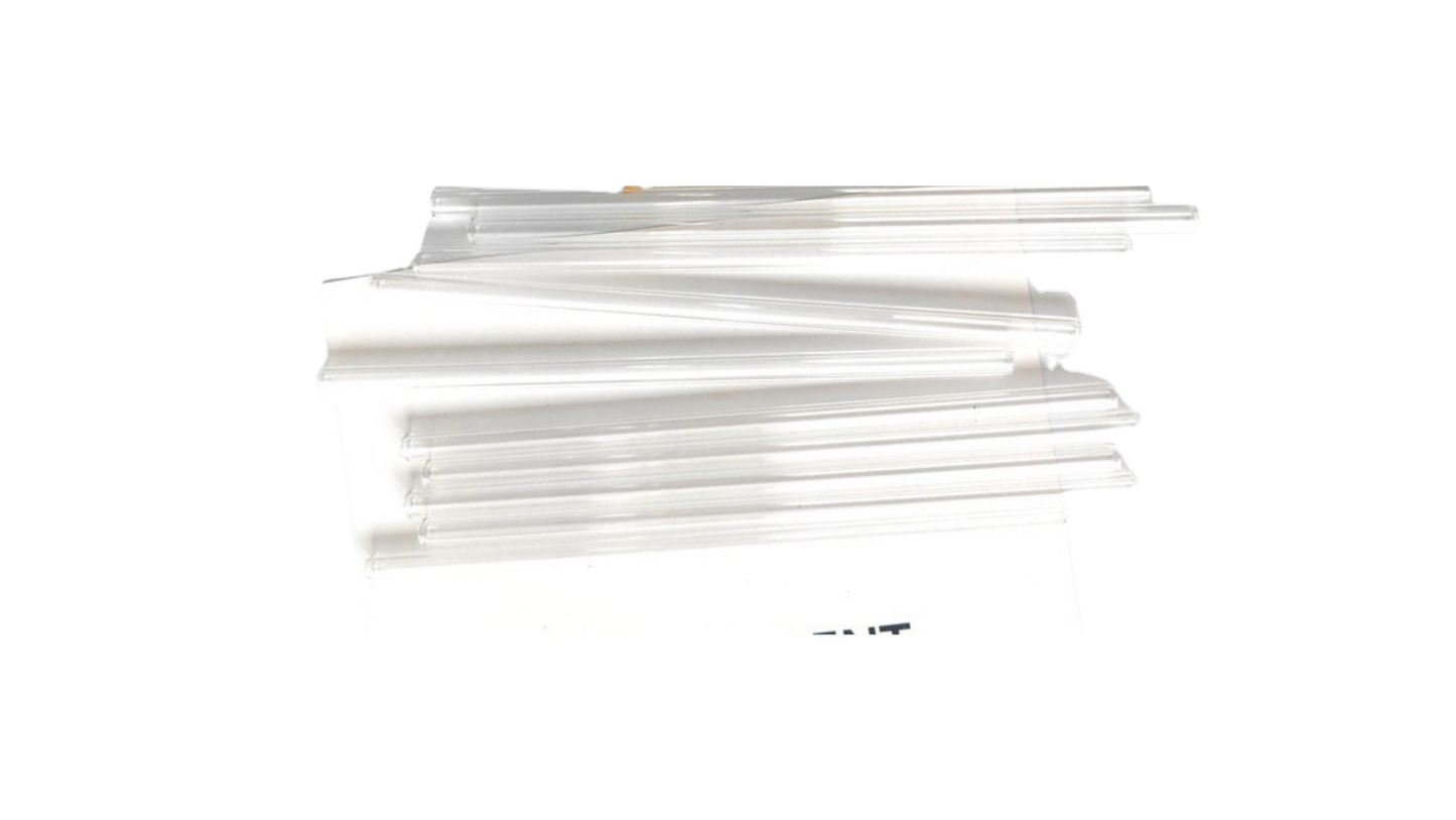 Glass Straw Set with 304 Stainless Steel Cleaning Brush