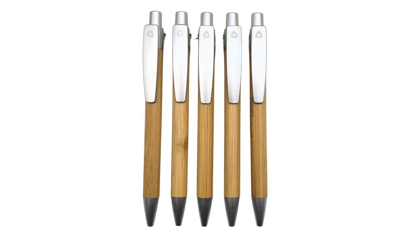 Cross-Border Silver Bamboo Ballpoint Pen