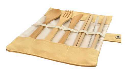 Bamboo Portable Cutlery Set