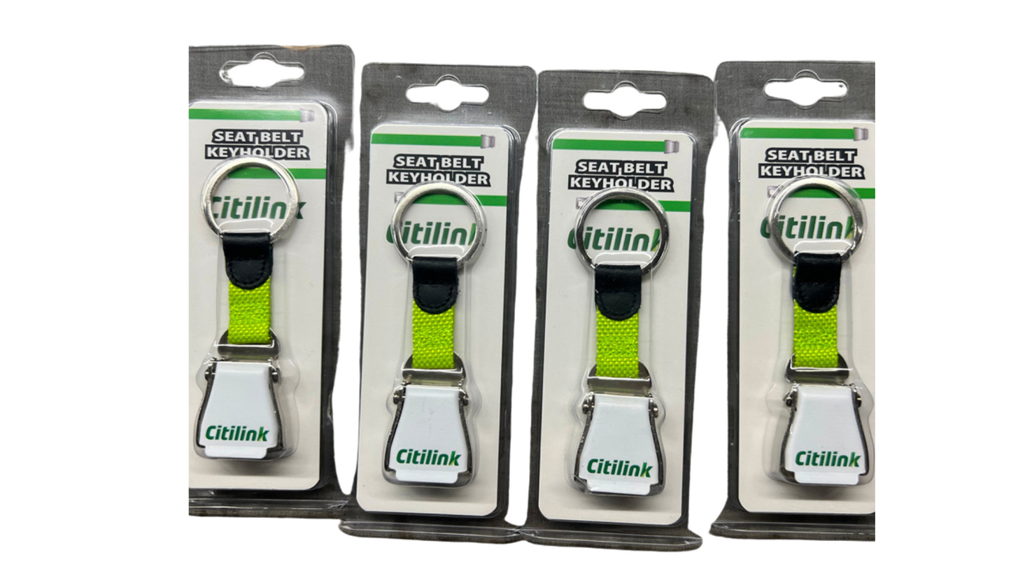 Airplane Buckle Safety Keychain