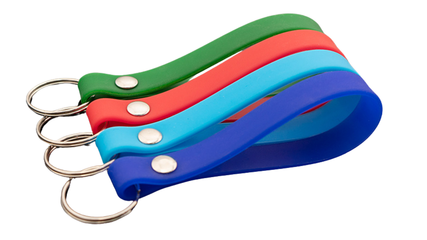 Silicone Keychains – Customizable Text, Logo, and Patterns