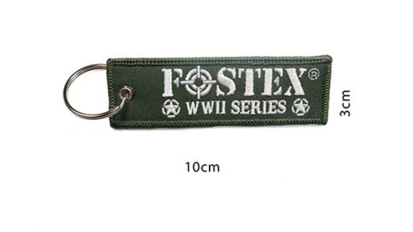 Double-Sided Embroidered Keychain