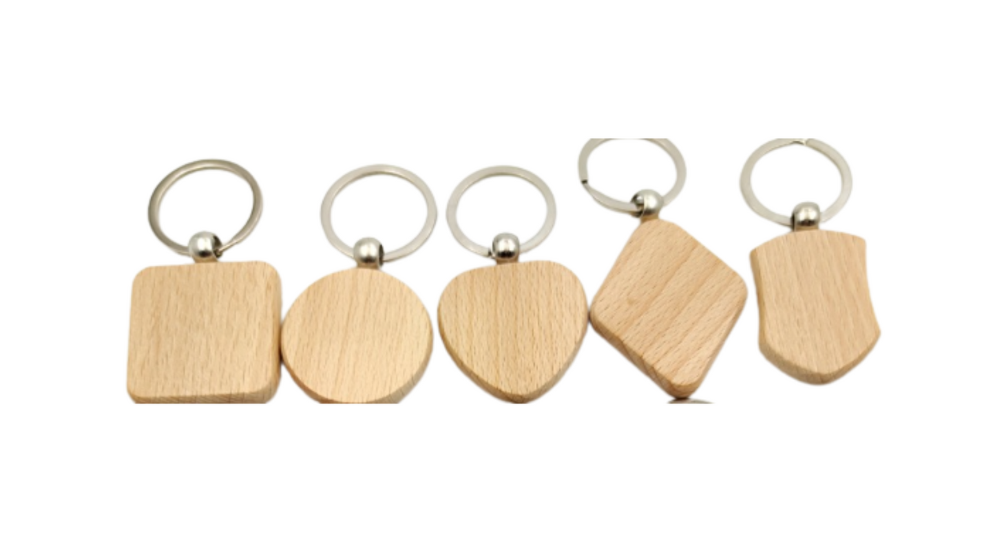 Wooden Creative Handmade Keychain