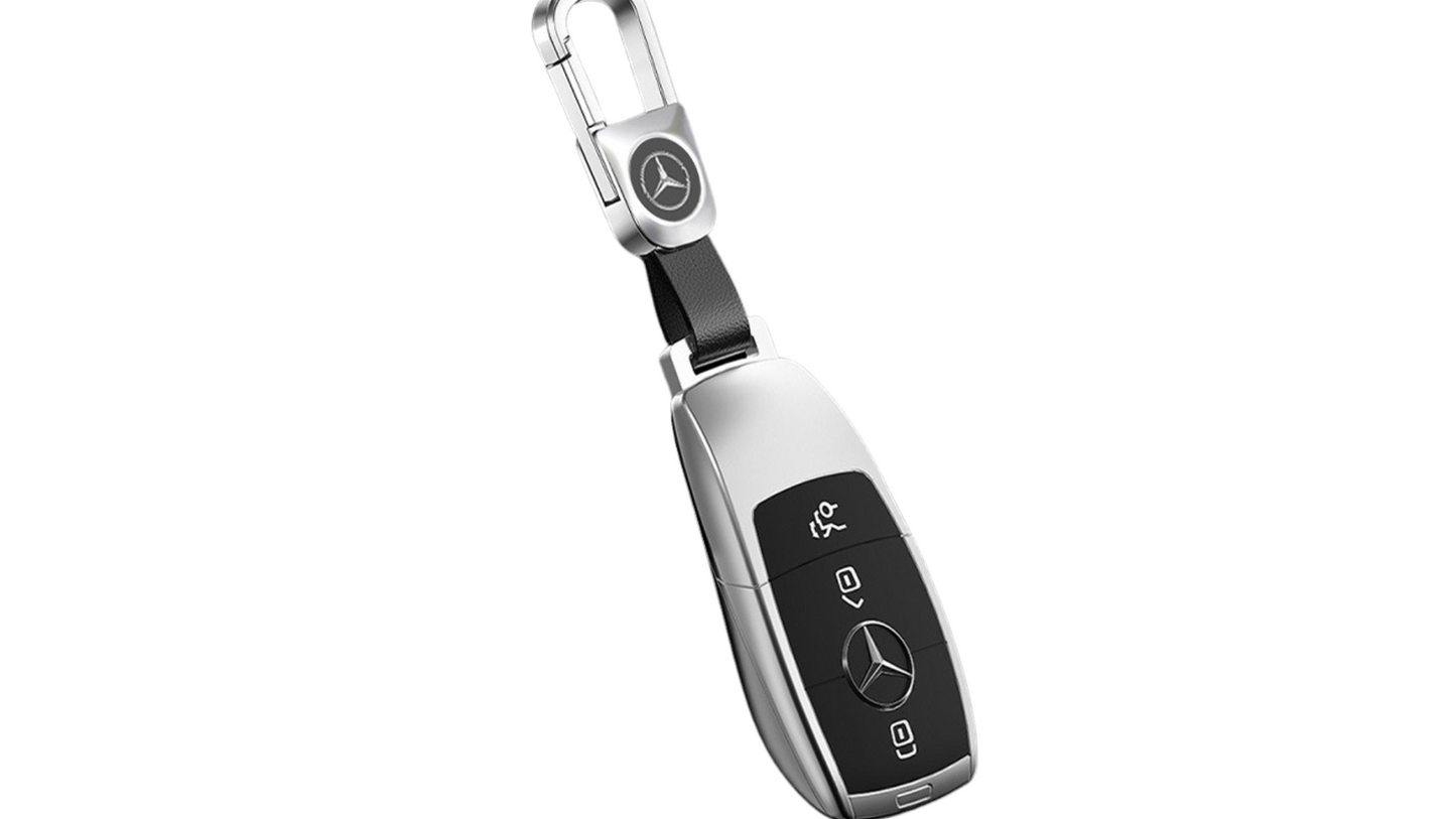 Premium Keyring with Dual Leather Straps