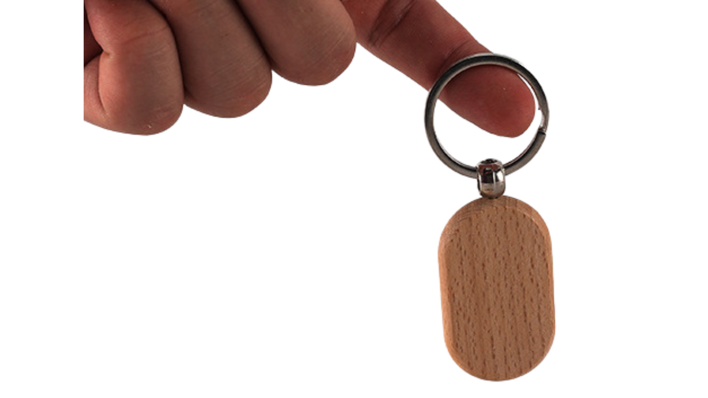 Beechwood Keychain – Wooden Small Gifts
