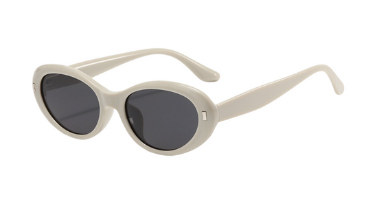 Customizable Retro Cat-Eye Oval Sunglasses