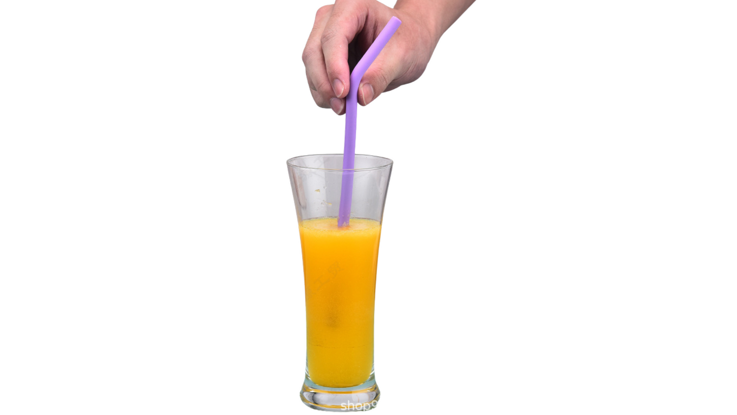 Reusable Silicone Drinking Straws