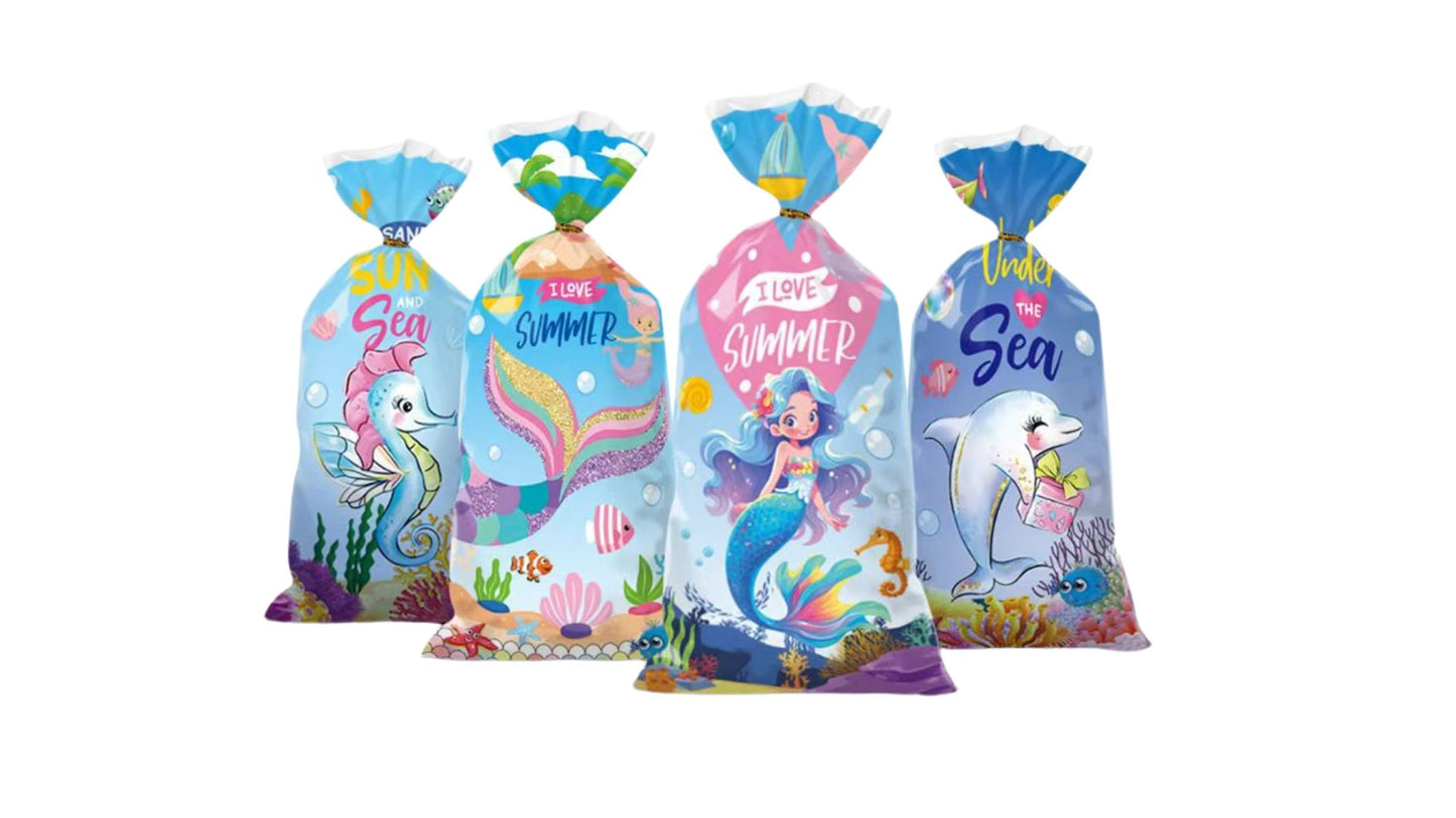 Mermaid Candy and Popcorn Gift Bags