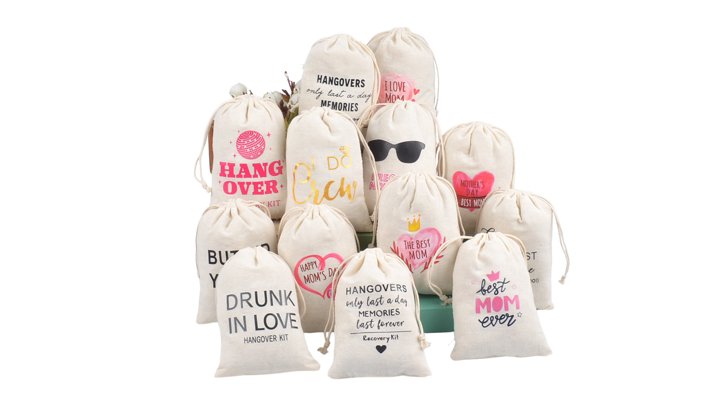 Cotton Drawstring Party Gift Bag