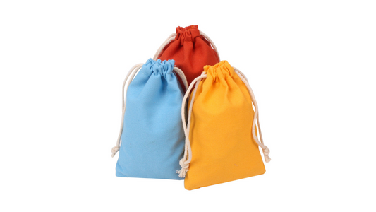 Custom Cotton Canvas Travel Pouch – Branded Drawstring Bag for Corporate Gifting
