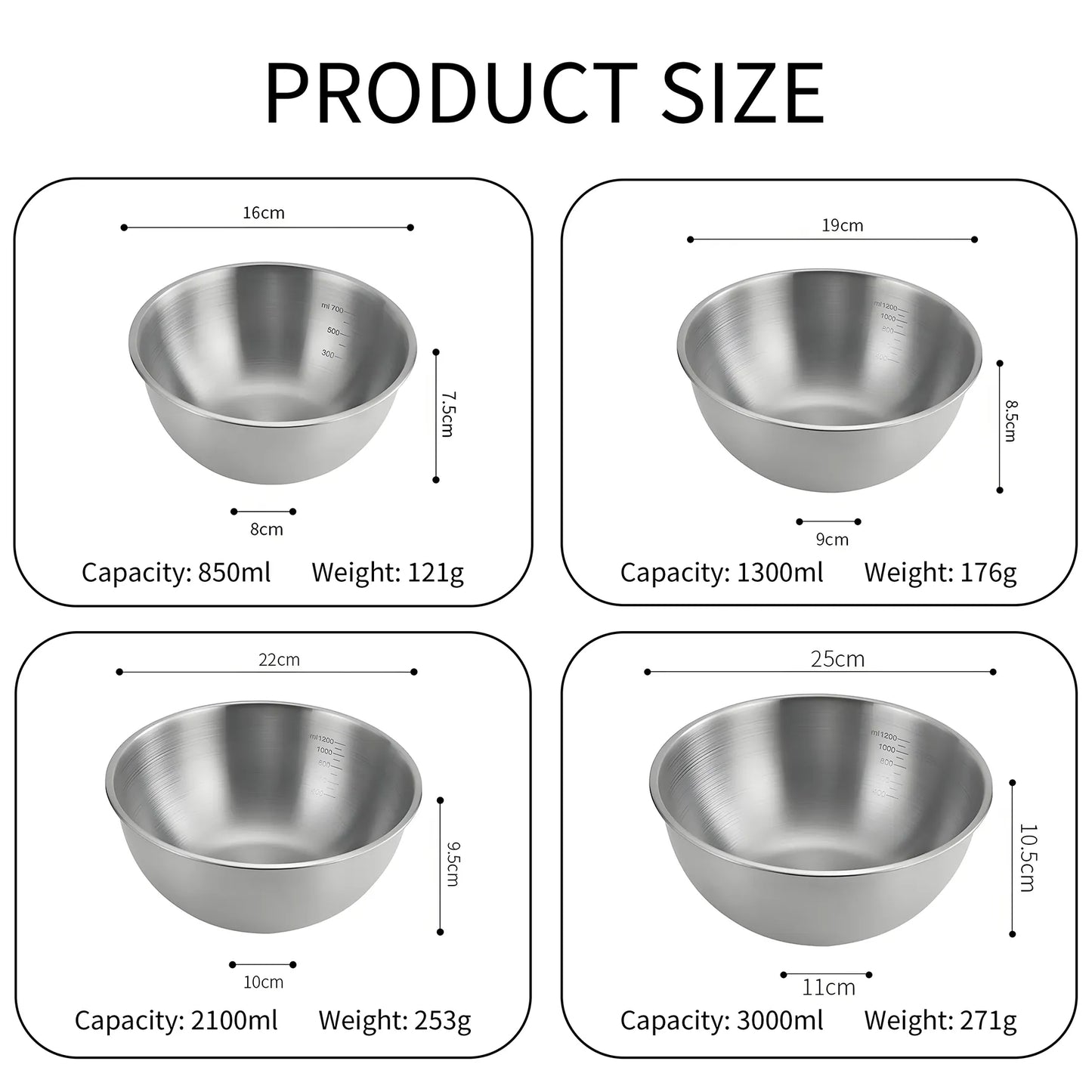 Stainless Steel Mixing Bowl