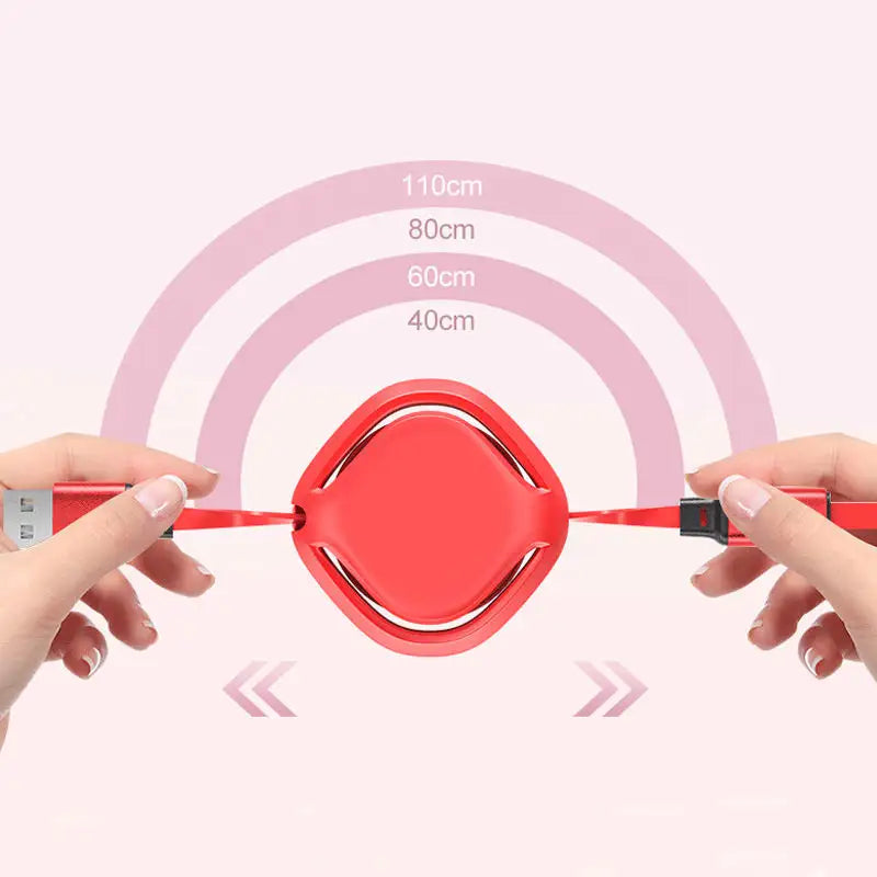 Retractable USB Charging Cable