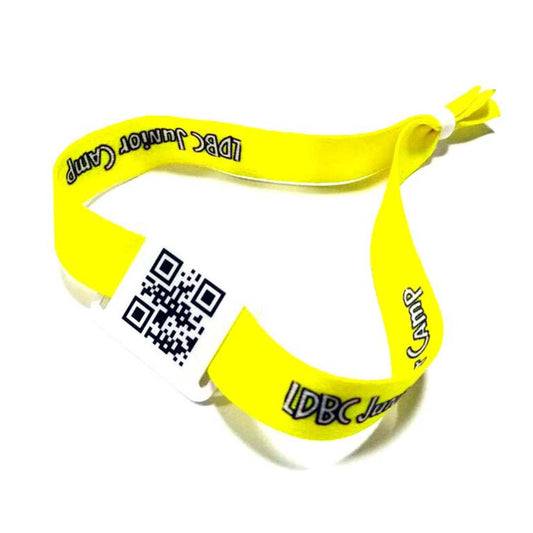 QR Code Fabric Wristbands