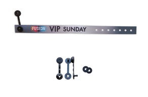 Satin Wristbands with Plastic Clip