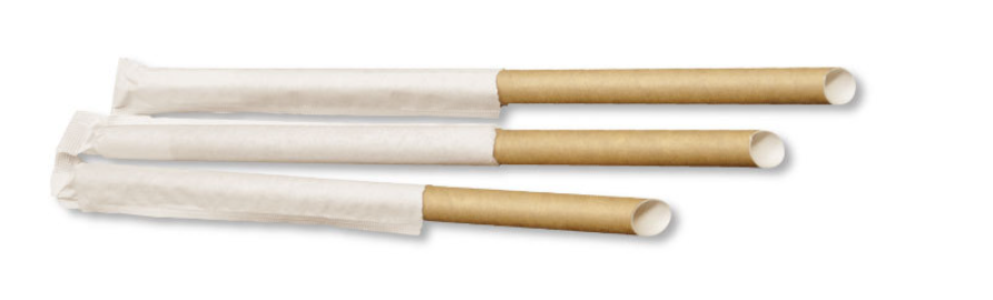 Disposable Kraft Paper Bubble Tea Straws