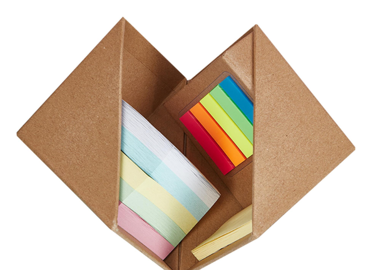 Multifunctional Foldable Sticky Note Box