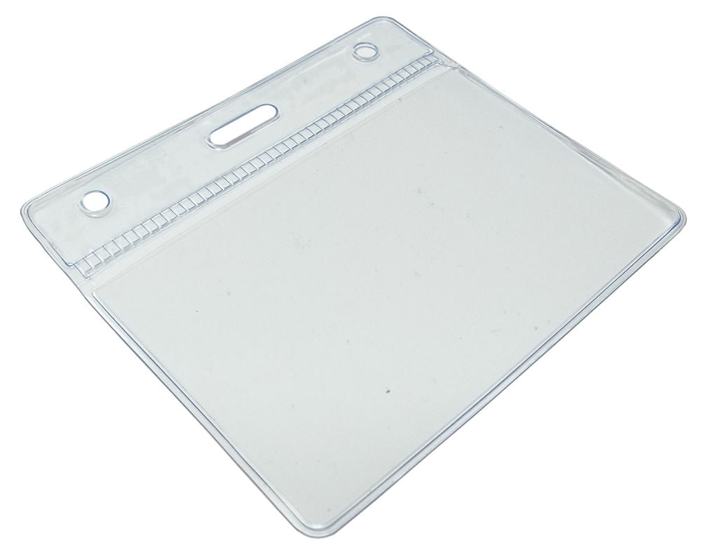 Soft PVC Card Holder – Clear Badge & ID Display Sleeve