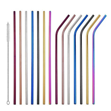 Stainless Steel Straw Set