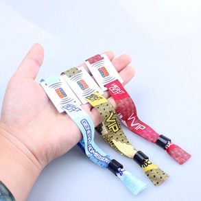 Woven Wristband with QR Code